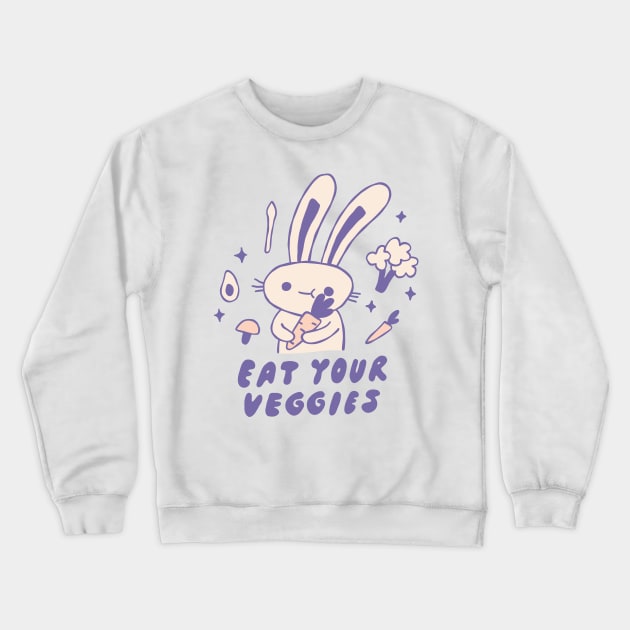 Eat Your Veggies Crewneck Sweatshirt by krimons